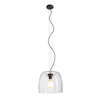 Kónická - RED R14395 ORLANDO 35 závěsná čiré sklo/černá 230V E27 24W - RED - DESIGN RENDL