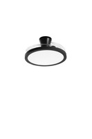 Ventilátory - FAN LED-CONDOR-NER Stropní svítidlo Condor černý LED ventilátor 40 W, 4050 lm, CCT stmívatelné s RGB, digitální ovládání s RF dálkovým ovladačem, 2 - FANEUROPE