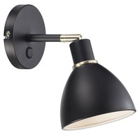 Bodová - NOR 63191003 Bodové svítidlo Ray 1x40W E14 černá - NORDLUX