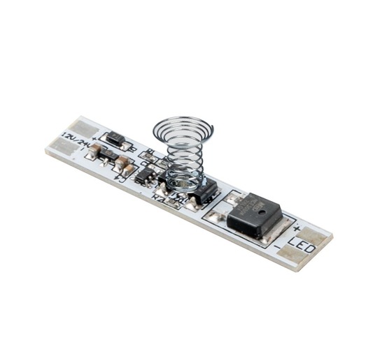 Ovladače a stmívače pro jednobarevné LED pásky - FAN STRIP-TOUCH-W Příslušenství LED pásek TOUCH dotykový spínač INPUT DC4-24 V OUTPUT DC12-24 V 60/120 W 5 A MAX - FANEUROPE - foto 1