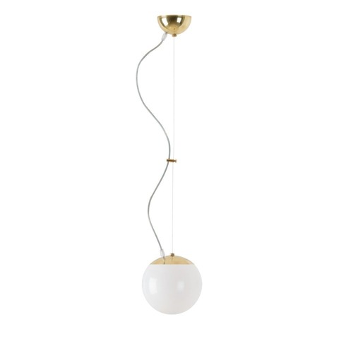 Koule - OS ISI72378 ISIS L1 PM závěsné plastové svítidlo mosaz / bílá IP40 3000 K 8W LED - OSMONT - foto 1