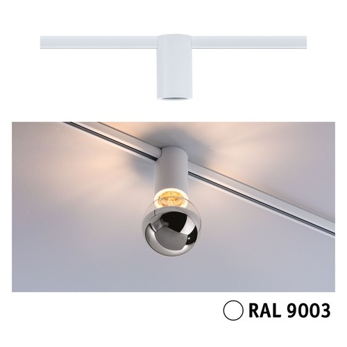 Svítidla - P 95702 URail lištový spot Socket E27 max. 20W 230V bílá - PAULMANN - foto 1