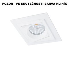Hranatá - BPM 3070GU Vestavné svítidlo Aluminio Plata, kartáčovaný hliník 1x50W, 230V - BPM