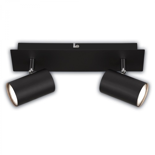 Bodová - BRILO 2840025 BRILONER Isil A LED stropní bodové svítidlo, třída A, 2-ramenné, 50.000h, nastavitelné, černá 2840025 - foto 1