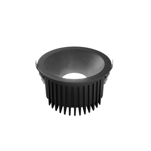 Koupelnová - FAN INC-QUANTUM-R40-NER Zápustné venkovní svítidlo LED Quantum, hliník, černé, 40 W, 4300 lm, CCT, 18,5 x 18,5 x 10,9 cm, IP44 - FANEUROPE - foto 1