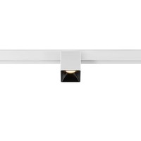 Lištové Magnetic SLV - LA 1008981 FIX-IT! 48V, DALI, úhlový, povrchová montáž, spot, 2700 K, 6,6 W, 36°, bílá / černá - BIG WHITE (SLV)