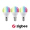 E14 - P 29154 Standard 230V Smart Home Zigbee 3.0 LED kapka E14 3x5W RGBW+ stmívatelné mat - PAULMANN