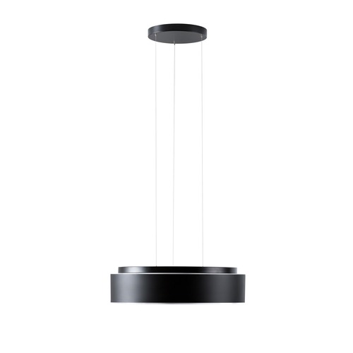 Kruhová - OS ERI67919 ERIS LEC4 závěsné skleněné svítidlo černá / bílo - černá IP40 4000 K 47W LED DALI (původní kód OS 67919) - OSMONT - foto 1