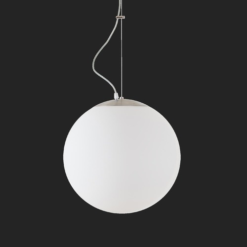 Nouzové osvětlení - OS ADR72593 ADRIA L3 HP závěsné skleněné svítidlo nerez broušená / bílá IP40 4000 K 52W LED nouzové kombinované 3 h (původní kód OS 72593) - OSMONT - foto 1