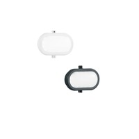 Nástěnná - FAN LED-EXTRA-BCO Venkovní nástěnné a stropní svítidlo LED EXTRA bílá, polykarbonát/PP, 10 W, 1100 lm, 4000 K, IP54, 11,5 x 16,9 x 7,6 cm - FANEUROPE