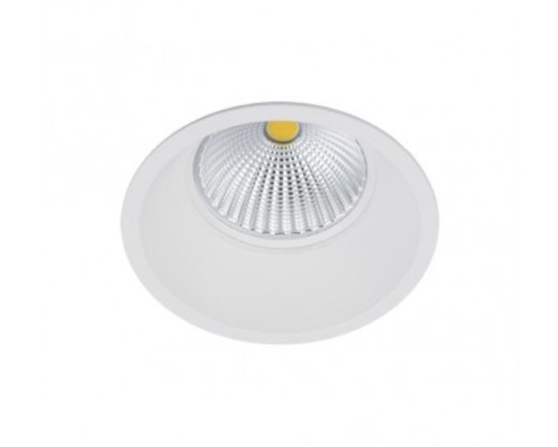 Kruhová - BPM 3156.01.RF.WH-WH.40.ST.9.30 Zápustné svítidlo KONI TURTA 81 RECESSED WITH FRAME WHITE-WHITE 40º 8W 3000K NON-DIMM - BPM lighting (starý kód BPM 3156.01.D40.3K) - foto 1