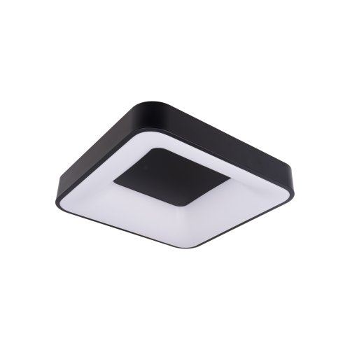 Hranatá - LED svítidlo ZULU 48W CCT hranaté černé stropní - foto 1