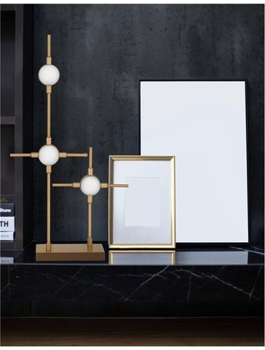 Dekorativní - NV 9280673 Nástěnné svítidlo ATOMO zlatý kov a akryl LED 3 x 2.4W 230V 3000K IP20 - NOVA LUCE - foto 1