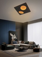 Dekorativní - GT 4044-304 Nástěnné svítidlo Toulon 42W 4200lm 3000K černá / zlatá - GeeTi