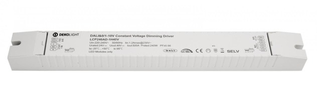 Stabilizované napětí - IMPR 862276 Deko-Light napájení (CV, DC) stmívatelné - BASIC, DIM, CV, LCP240AD-1H48V - LIGHT IMPRESSIONS