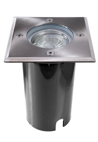 Zapuštěná - IMPR 730475 Deko-Light zemní svítidlo Aton hranaté 220V GU10 7W stříbrné - foto 1
