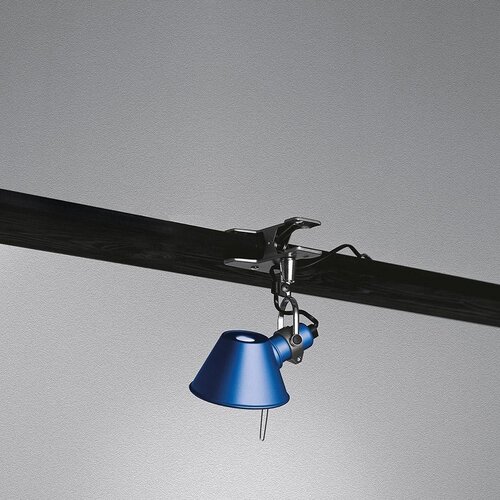 Stolní lampy s klipem - AR A010850 Tolomeo Micro Pinza - modrá - ARTEMIDE - foto 1