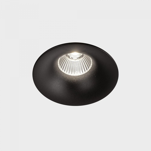 Kruhová - KHL K50150.03.RF.BK-BK.38.ST.8.40.D1 LUXO zapuštěné svítidlo s rámečkem černá 20W 4000K 1-10V - KOHL-Lighting - foto 1
