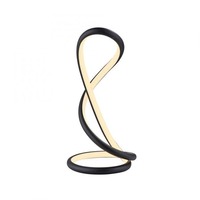 Stolní lampy dekorační - PN 4352-18 LED stolní lampa TWIST, černá, noční stolní lampa, šňůrový stmívač, 2700K - PAUL NEUHAUS