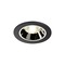 Kruhová - LA 1003822 NUMINOS® DL S vnitřní LED zápustné stropní svítidlo černá/chrom 4000 K 40° včetně listových pružin - BIG WHITE (SLV)