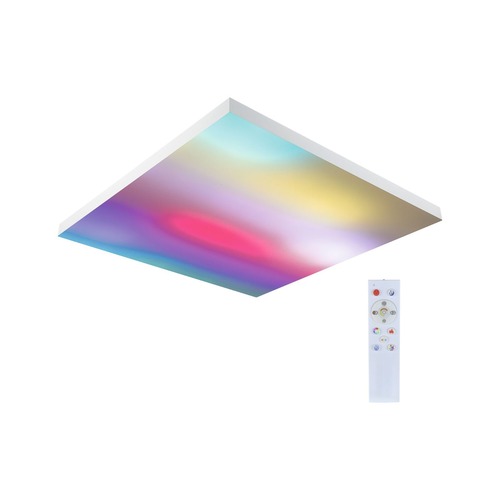 Dekorativní - P 79906 LED Panel Velora Rainbow dynamicRGBW hranaté 595x595mm RGBW bílá - PAULMANN - foto 1