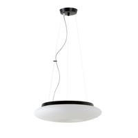 Kruhová - OS SAT60954 SATURN L2 závěsné skleněné svítidlo černá / bílá IP20 4000 K 31W LED - OSMONT