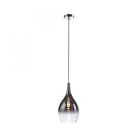 Dekorativní - PN 2061-17 PILUA LED závěsné svítidlo, černá, pochromované, nad jídelní stůl - PAUL NEUHAUS