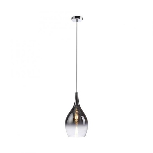 Dekorativní - PN 2061-17 PILUA LED závěsné svítidlo, černá, pochromované, nad jídelní stůl - PAUL NEUHAUS - foto 1