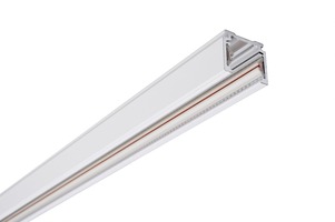 Lišty a příslušenství - IMPR 720001 Deko-Light 1-fázový kolejnicový systém, D One přisazená lišta 2m, 220-240V bílá RAL 9016 2000 mm - LIGHT IMPRESSIONS