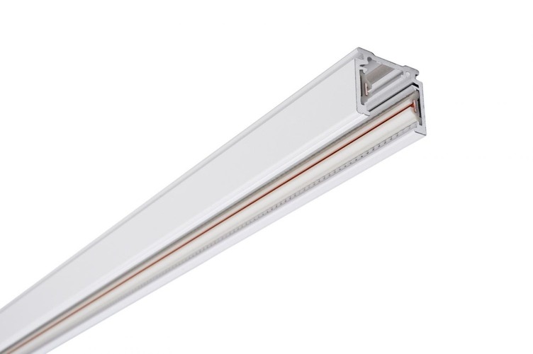 Lišty a příslušenství - IMPR 720001 Deko-Light 1-fázový kolejnicový systém, D One přisazená lišta 2m, 220-240V bílá RAL 9016 2000 mm - foto 1