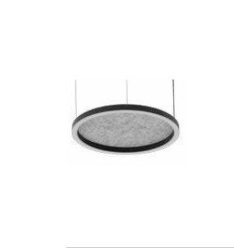 Kruhová - BPM 230010.95.PN.50-BK.ST.9.30.DA Závěsné svítidlo ALBERTA SOFT LED 129W Ø950mm černé 3000K DALI SILICONE akustická výplň - BPM - foto 1