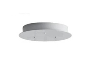 Kotvící prvky, držáky, závěsy - BOMMA 1/BALDACHÝN/3/KOMPLET/400/W AKCE - Stropní baldachýn pro 3 svítidla bílý - BOMMA