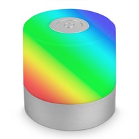 Na stůl - BRILO 7462014 LED nabíjecí stolní lampa, 7 cm, 1,5W, 100lm, matný chrom - BRILO