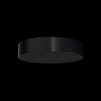 Kruhová - OS KRU60102 KRUGER 2 FC stropní/nástěnné plastové svítidlo černá IP40 3000 K 34W LED - OSMONT