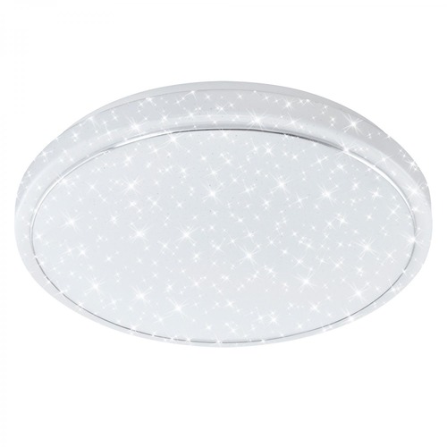 Kruhová - BRILO 3374-216 LED stropní svítidlo hvězdné nebe, pr. 38 cm, 23 W, bílé - BRILO - foto 1
