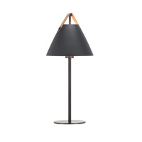 Stolní lampy dekorační - NOR 46205003 Stolní lampa Strap 1x40W E27 černá - NORDLUX