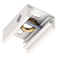 Lišty a příslušenství EUTRAC - LA 1001530 VÝKYVNÁ spojka, pro vysokonapěťovou 3fázovou nástavnou PŘÍPOJNICi EUTRAC, bílá, závit M13 - BIG WHITE (SLV)