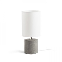 Stolní lampy dekorační - RED R13295 CAMINO stolní se stínidlem bílá cement 230V E27 28W - RED - DESIGN RENDL