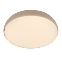 Kruhová - BRILO 3876011 Nikan stropní svítidlo pr.28,5 cm - 22W, 2300lm, LED, stmívatelné, CCT, dálkový ovladač, béžové - BRILO