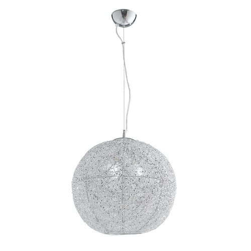 Koule - FAN I-ASTRA/S45 Závěsné svítidlo Astra, chrom, 3 x E27, 45 x 120 cm - FANEUROPE - foto 1