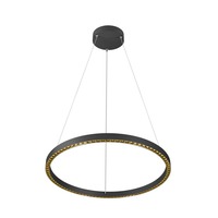 Kruhová - LA 1007661 ONE CUBE závěsné svítidlo, 300 cm, 3000 K, DALI 2, Touch, černá - BIG WHITE (SLV)