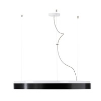 Kruhová - OS DEL69926 DELIA LC5 závěsné plastové svítidlo bílá / černá IP40 4000 K 98W LED - OSMONT
