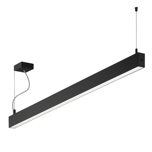 Podélná - HAL 35-500K-20GEE/830, B Závěsné svítidlo Lina35 LED-MODUL 14W 1380lm 3000K IP40 černé - HALLA - foto 1