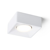 Sádrová - RED R14165 FRAM SQ přisazená sádrová 230V LED GX53 7W - RED - DESIGN RENDL