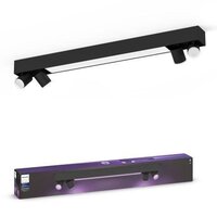 SmartHome Paul Neuhaus - PH 50607/30/P7 Hue LED White and Color Ambiance Stropní bodové svítidlo Philips Centris BT 50607/30/P7 40W + 4x5,7W GU10, 4000lm, 2000K-6500K, RGB, IP20, černé - PHILIPS HUE (915005928701)