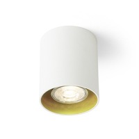 Downlight - RED R14212 MANTOVA I stropní bílá/perleťová zlatá  230V GU10 7W - RED - DESIGN RENDL