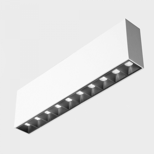 Bodová - KHL K51300.02.SR.WH-BK.30.ST.9.40 NSES stropní svítidlo 270x35 mm bílá-černá 20 W CRI 90 4000K Non-Dimm - KOHL-Lighting - foto 1