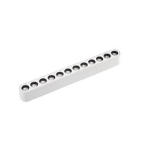 Lištové Magnetic BERNINI - FAN BERNINI-LINE22-UGR-BCO Systém 48 V - lineární LED svítidlo na liště Bernini, 48 V, bílé, hliník/plast, 12 W, 1440 lm, CCT, 2,9 x 22,23 x 2,5 cm - FANEUROPE