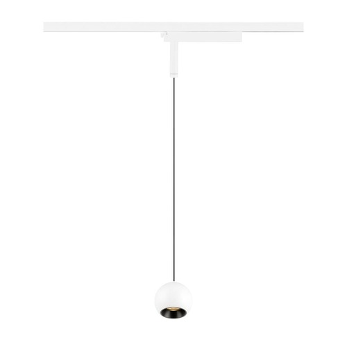 Svítidla - LA 1010453 LIGHT EYE® 2.0 1~ závěsné svítidlo, délka závěsu 200 cm, 2700 K, 30°, bílá / černá - BIG WHITE (SLV) - foto 1