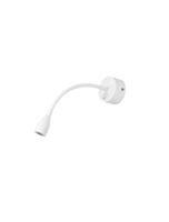 Bodová - NV 9701611 Bodové svítidlo FLEX bílý hliník nastavitelné vypínač na těle LED 3W 3000K IP20 - NOVA LUCE